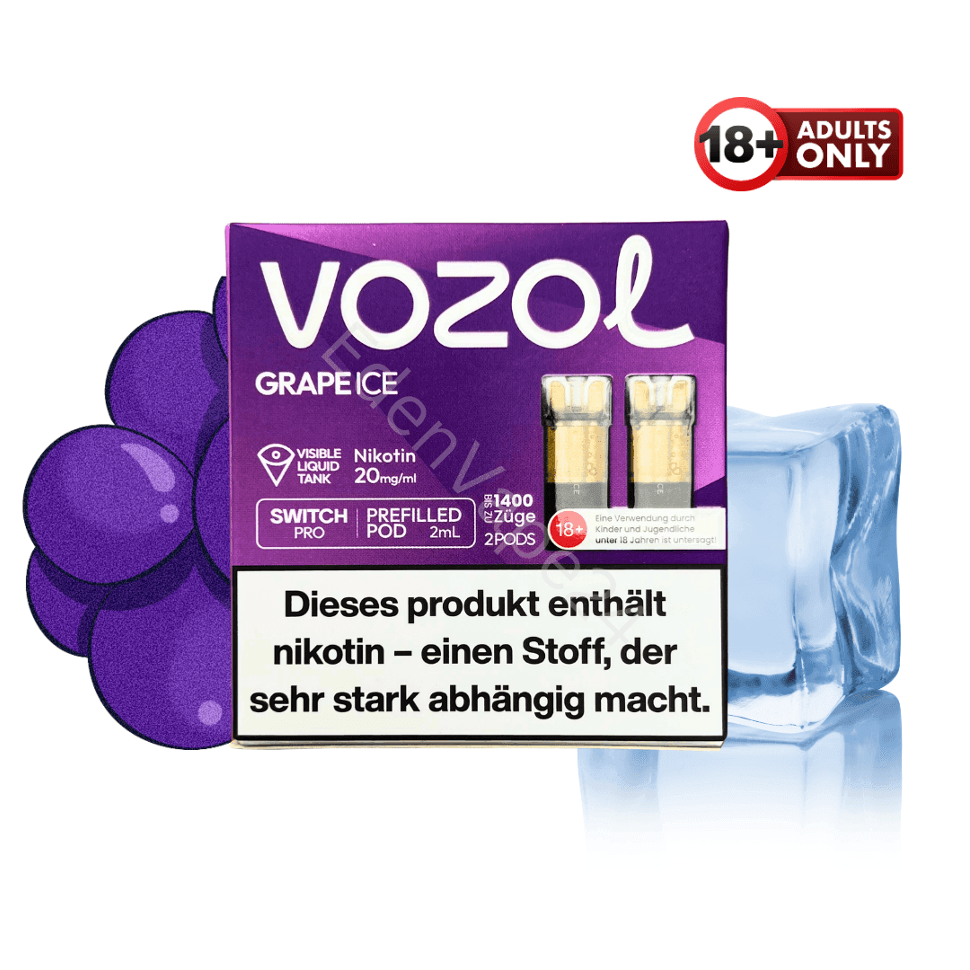 Vozol Pod - Grape Ice - EdenVape24